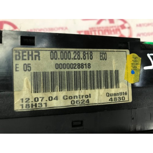 Блок управління опалювачем салона Fiat Scudo 1995-2007 0000028818